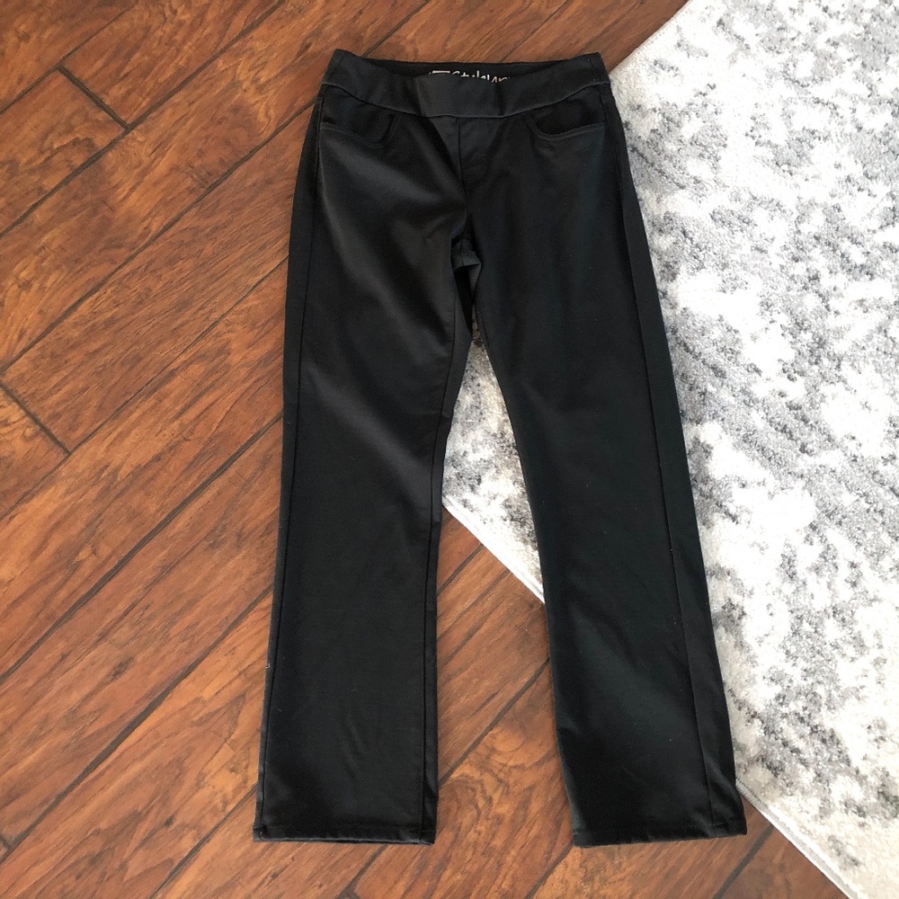 Lee Style Up You Are Gorgeous Elastic Black Sz 12